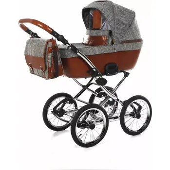 Kočárek Kočárek dvojkombinace 2v1 JASMINE Camino Vintage - Cognac