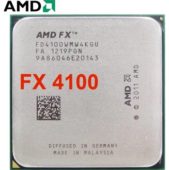 Procesor CPU AMD FX 4100 FX4100 95W 3.6GHz(3.8GHZ) 12MB D4100WMW4KGU AM3+