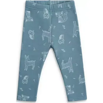 Dívčí legíny Dívčí zateplené legíny Topo in Fashion světle zelené se zvířátky velikost 110 (40170-346-626)