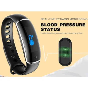Fitness náramek Smart Fitness náramek Pulzometr Krevní tlakomer V8 Smartband Krokoměr Bangle Band Heart Rate Monitor Muži hodinky Pk Xaomi
