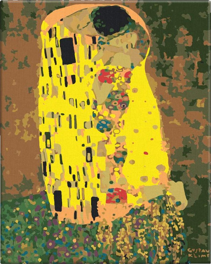Peinture en technique mixte florale