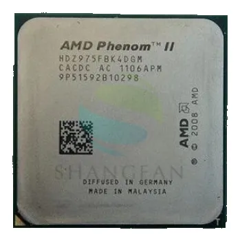 Procesor AMD Phenom II X4 975 125W 3.6GHz 6MB 4 cores Socket AM3 938-pin HDZ975FBK4DGM Desktop CPU