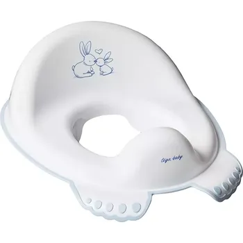 WC sedátko Dětské protiskluzové sedátko - redukce Tega Baby (nástavec) na WC králík bílé