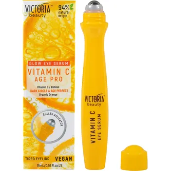 Péče o oční okolí Victoria beauty VITAMIN C Age Pro Roll-on k prozáření očního okolí 15 mL