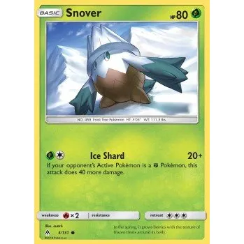 Volný čas Pokémon FLI 003/131 Snover - Forbidden Light Stav: Excellent, Verze: NORMAL