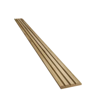 Obklad Lamele 3D Lamely MINI - DUB WOTAN, 123 x 16 x 2750 mm