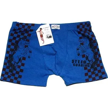 Dětské trenýrky bavlněné DVA KONĚ 4038/4045 modrá