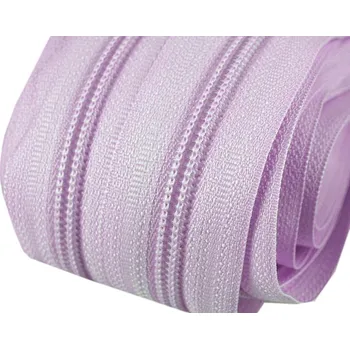 Zip Zip spirálový v metráži 5mm sv. fialový