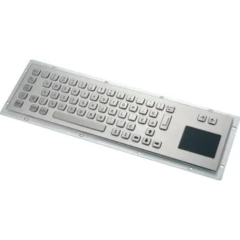 Klávesnice GETAC KB001T – Průmyslová nerezová klávesnice s touchpadem do zástavby, CZ, USB, IP65 KB001T