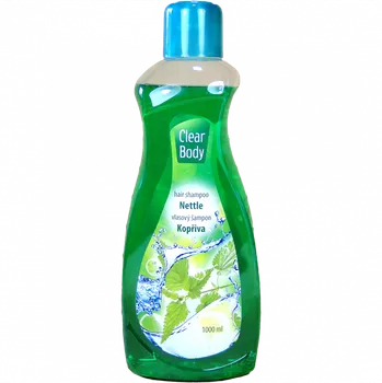 Šampon ClearBody šampon na vlasy Kopřiva 1 l