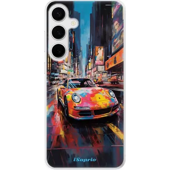 Telefonní příslušenství Odolné silikonové pouzdro iSaprio - Abstract Porsche - Samsung Galaxy S24+