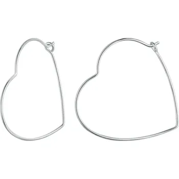 Náušnice For Silver Minimalistické náušnice Srdce - Stříbro 925