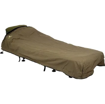Spacák Giants Fishing 5 Season LXR Sleeping Bag 200 cm + přehoz Exclusive Bedchair Cover