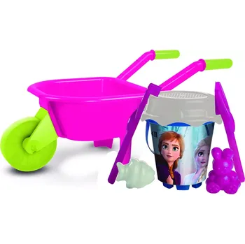 Hračka na písek Unice Kolečko a sada na písek Ledové království 2 Modré/zelené