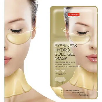 Pleťový krém Purederm Zlatá hydrogelová maska pro oční okolí a krk