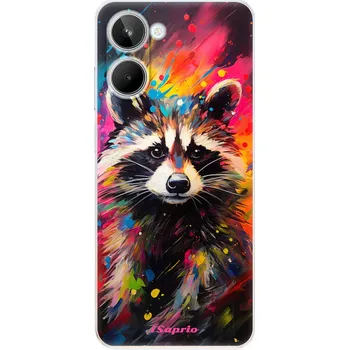 Pouzdro na mobilní telefon Odolné silikonové pouzdro iSaprio - Abstract Racoon - Realme 10