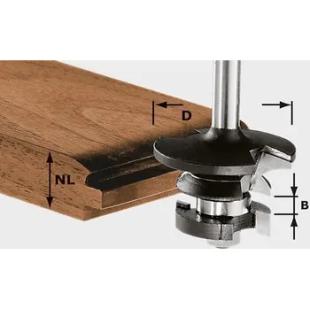 Fréza FESTOOL Kontraprofilová fréza pro pero HW S8 D43/21 A/KL