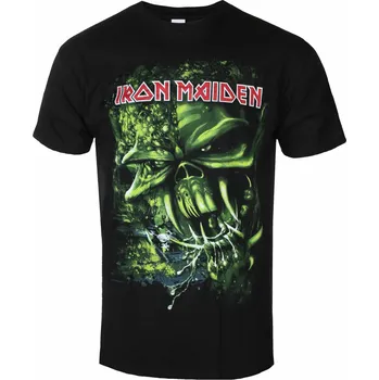 Pánské oblečení Tričko metal pánské Iron Maiden - Final Frontier Green BL - ROCK OFF - IMTEE120MB