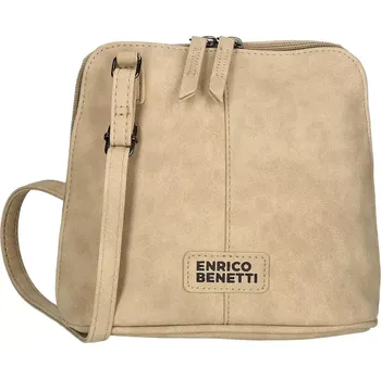Kabelka Kensi Enrico Benetti 66698 – béžová dámská crossbody kabelka s nastavitelným popruhem pro každodenní nošení | Cooltovka.cz
