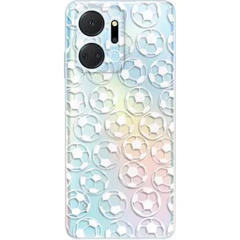 Pouzdro na mobilní telefon Odolné silikonové pouzdro iSaprio - Football pattern - white - Honor X7a