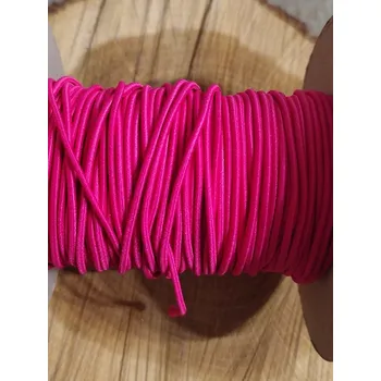 Textilie Kulatá pruženka Ø2 mm barva růžová