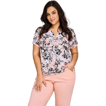 Pánské pyžamo Dámské pyžamo 3131 Lana - TARO Růžová S