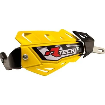 RACETECH kryty rukojetí FLX MOTARD/RALLY ALU, barva žlutá (bez uchycení) - nutné KITMOUNT003 nebo KITMOUNT005