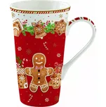 Easy life Porcelánový hrnek velký Fancy Gingerbread v dárkové krabičce 600 ml
