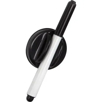 Magnetický držák na 1 popisovač s čistící plochou, pro skleněné tabule