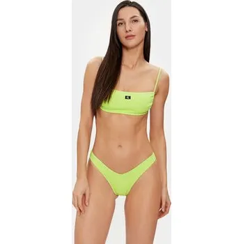 Dámské plavky Calvin Klein Swimwear Spodní část bikin KW0KW02399 Zelená XL