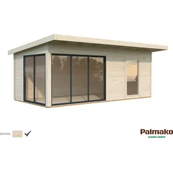 Zahradní domek Zahradní domek Palmako ANDREA 17,1 m2 SLIDE PLUS (Rozměr: 595x300 cm, tl.44 mm)