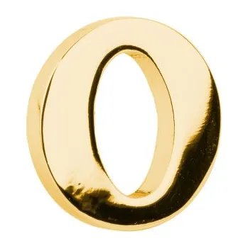 Brož Bubibubi Brož do klopy zlaté písmeno O