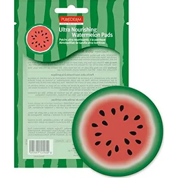 Pleťová maska Purederm Ultra výživné polštářky na oči s výtažkem z melounu, 10 ks