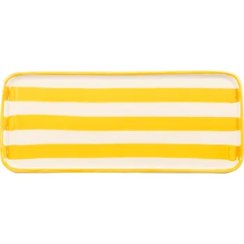 Zafferano, Servírovací talíř Lido Righe obdélníkový 26,5 cm žlutý - Formadore