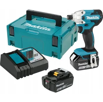 MAKITA DTD156RTJ Aku rázový utahovák 18V; 2x 5,0Ah; 155Nm; 1/4" Hex
