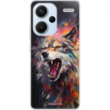 Pouzdro na mobilní telefon Odolné silikonové pouzdro iSaprio - Abstract Wolf - Xiaomi Redmi Note 13 Pro+ 5G