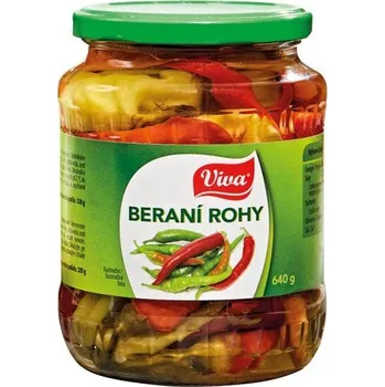 Viva Beraní rohy zelené 640g