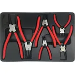 Kleště na pojistné kroužky ,,seger", zahnuté a přímé 130-160-230 mm, sada 6 dílů, Welzh (Welzh Werkzeug)