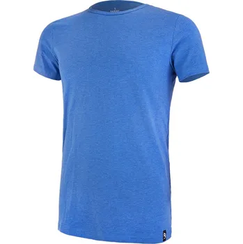 Pánské tričko BARIDI wear Tričko pánské KR tenké výstřih U Outlast® - modrý melír Velikost oblečení: L