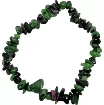 Náramek Rubín v zoisitu sekaný náramek