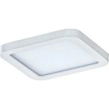 LED Stropní zápustné bodové svítidlo AZzardo Slim 9 Square 3000K IP44 white AZ2830 6W 500lm 3000K IP44 9cm čtvercové bílé