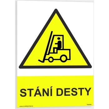 Značení Stání desty Plast 210 x 297 mm (A4) tl. 0.5 mm - Kód: 03599