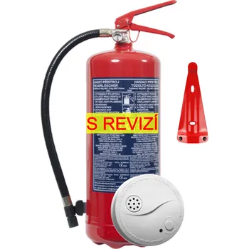 Hasicí přístroj Set ke kolaudaci staveb B1 - Hasicí přístroj + detektor (HP práškový 6kg) 34A/183B/C + detektor HOME - Kód: 16976