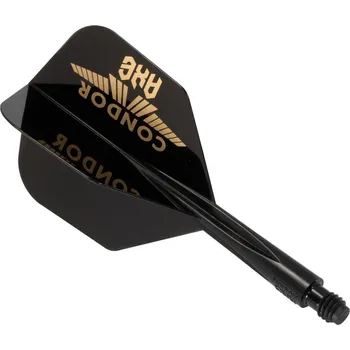 Příslušenství pro šipky Letky CONDOR AXE Small Logo Gold Black Short