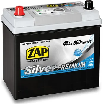 Auto-moto Startovací baterie ZAP Silver Premium 45Ah 12V 360A (238X128X220) L+