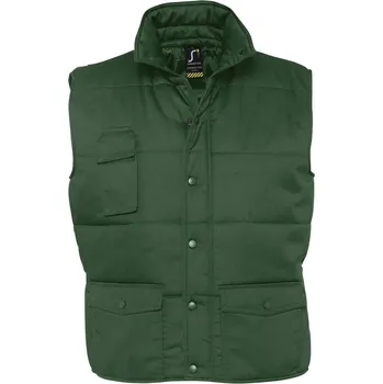 Pánská vesta SOĽS Equinox Pro Pánská pracovní vesta SL80503 Bottle green 5XL