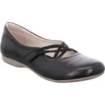 Baleríny černé Josef Seibel kožené Fiona 39 široká špička - 40