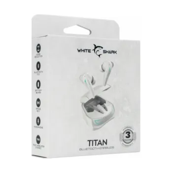 Sluchátka White Shark GEB-TWS96 Titan White