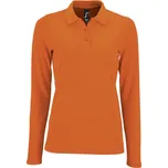 SOĽS Perfect Lsl Women Dámské polo triko dlouhý rukáv SL02083 Orange L