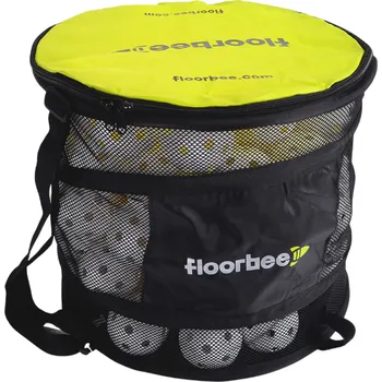 FLOORBEE BALL BIN 3.0 neon yellow Vak na míčky neonově žlutá / černá